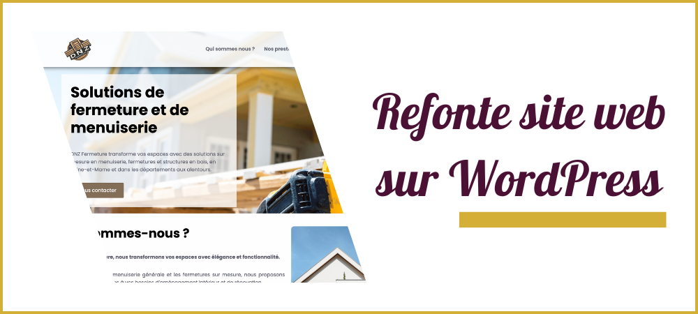 Lire la suite à propos de l’article Refonte complète du site de DNZ Fermeture : Un nouveau souffle digital